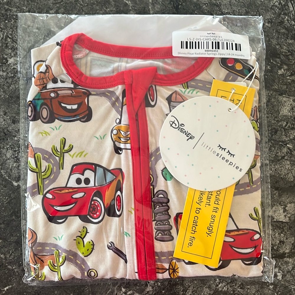 NWT Little Sleepies Cars Zippy